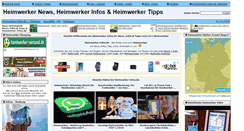 Desktop Screenshot of heimwerker-infos.de